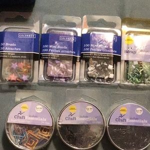 Brads and Clips- new in package